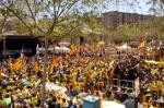 l'Espai Democràcia i Llibertat  manifestació  Barcelona Paral·lel  Plaça Espanya Diari Reus Digital