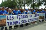 Fotografies de la manifestació contra els transvasaments a Amposta 18-05-2008