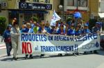 Fotografies de la manifestació contra els transvasaments a Amposta 18-05-2008