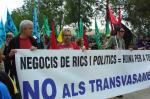 Fotografies de la manifestació contra els transvasaments a Amposta 18-05-2008