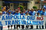 Fotografies de la manifestació contra els transvasaments a Amposta 18-05-2008