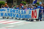 Fotografies de la manifestació contra els transvasaments a Amposta 18-05-2008