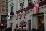 Els pilars castellers a Reus